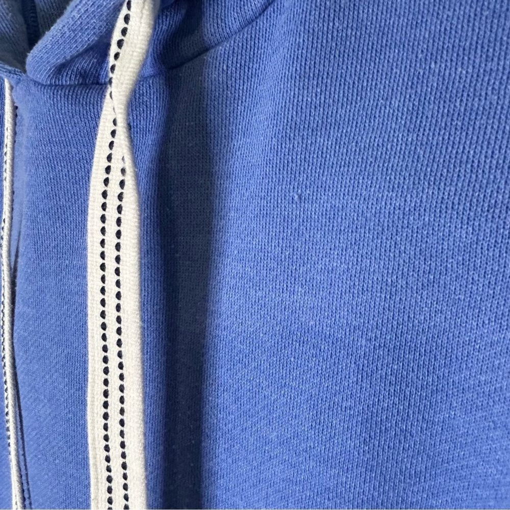 Aerie Womens Blue Oversized Fleece Hoodie Sweatshirt Size S/P Relaxed Fit - Picture 3 of 6